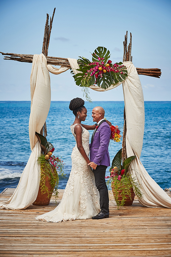 caribbean style wedding dresses